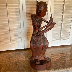 Large Indian wood carving